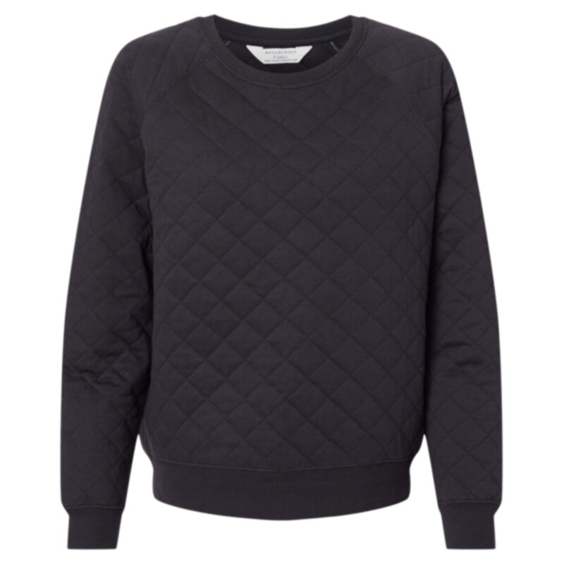 Women's Quilted Crewneck Pullover Thumbnail