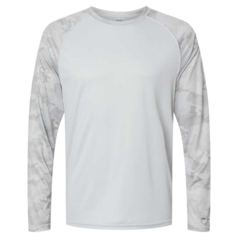 Unisex Cayman Performance Camo Colorblocked Long Sleeve T-Shirt Thumbnail