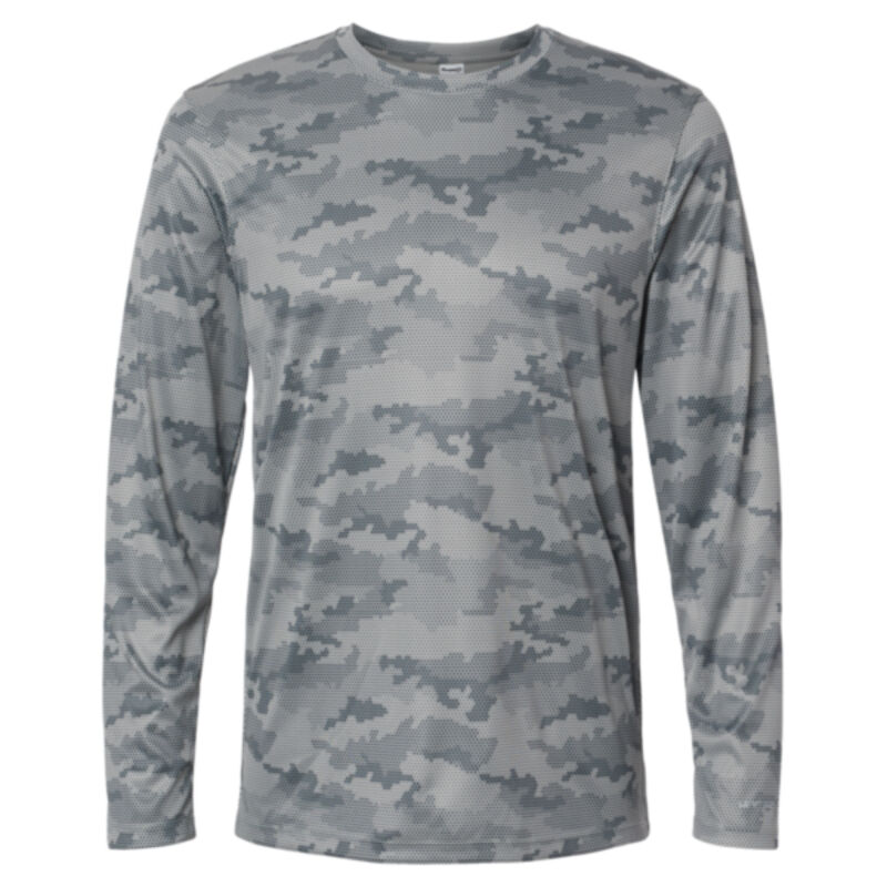 Unisex Pompano Performance Camo Long Sleeve T-Shirt Thumbnail