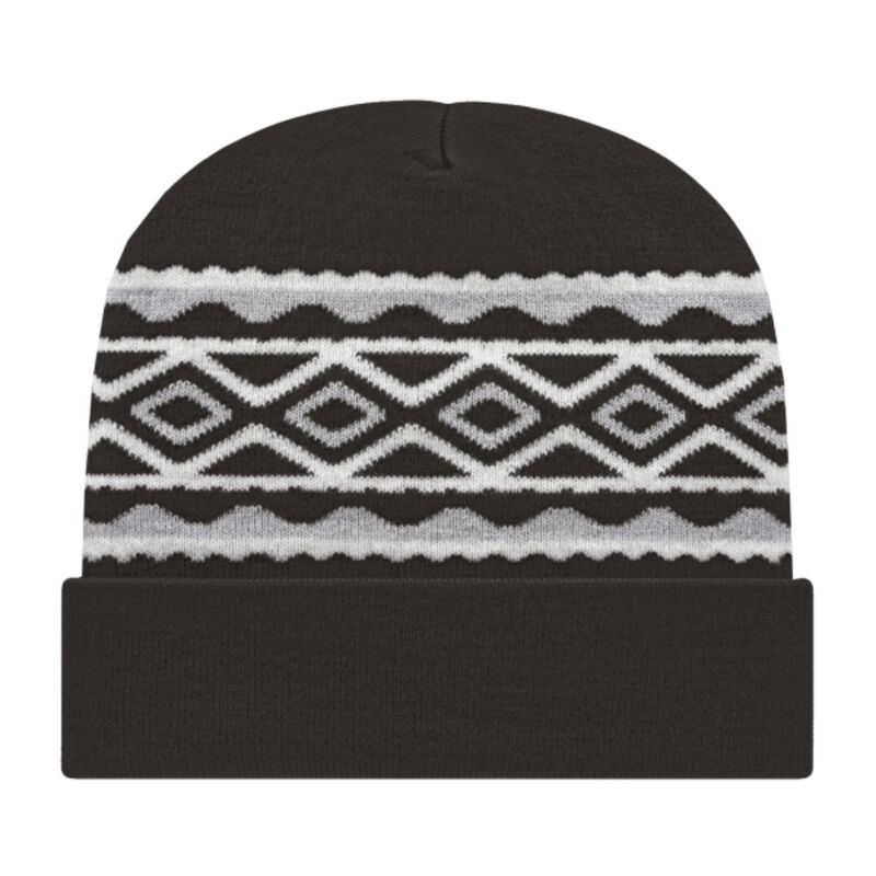 USA- Made Diamond Cuffed Beanie Thumbnail