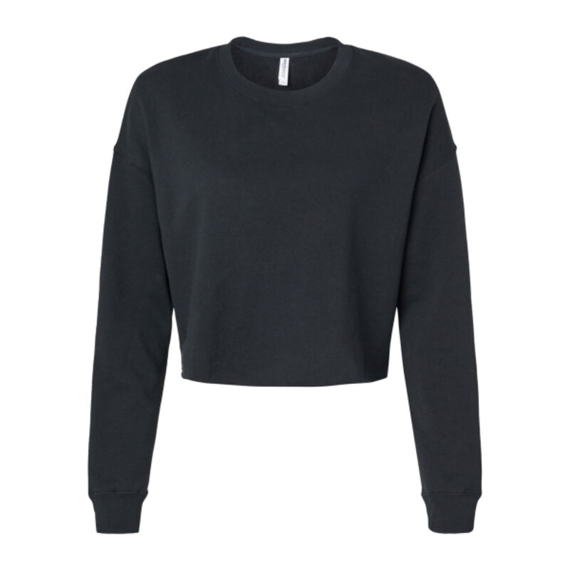Women's Lightweight Crop Crewneck Sweatshirt Thumbnail