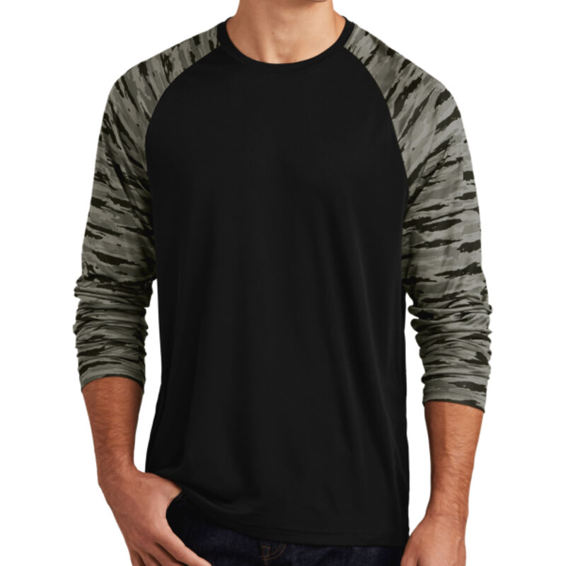 Drift Camo Colorblock Long Sleeve Tee Thumbnail