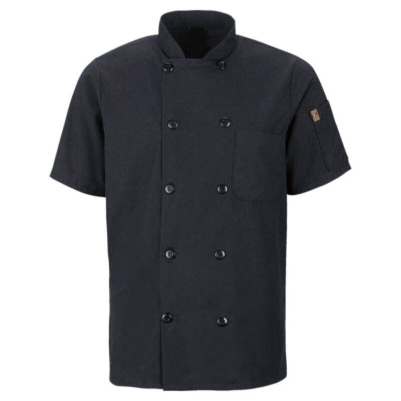 Mimix™ Short Sleeve Chef Coat with OilBlok Thumbnail