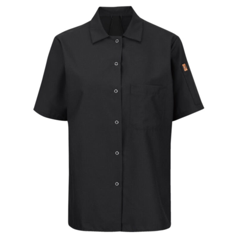 Women's Mimix™ Short Sleeve Cook Shirt with OilBlok Thumbnail