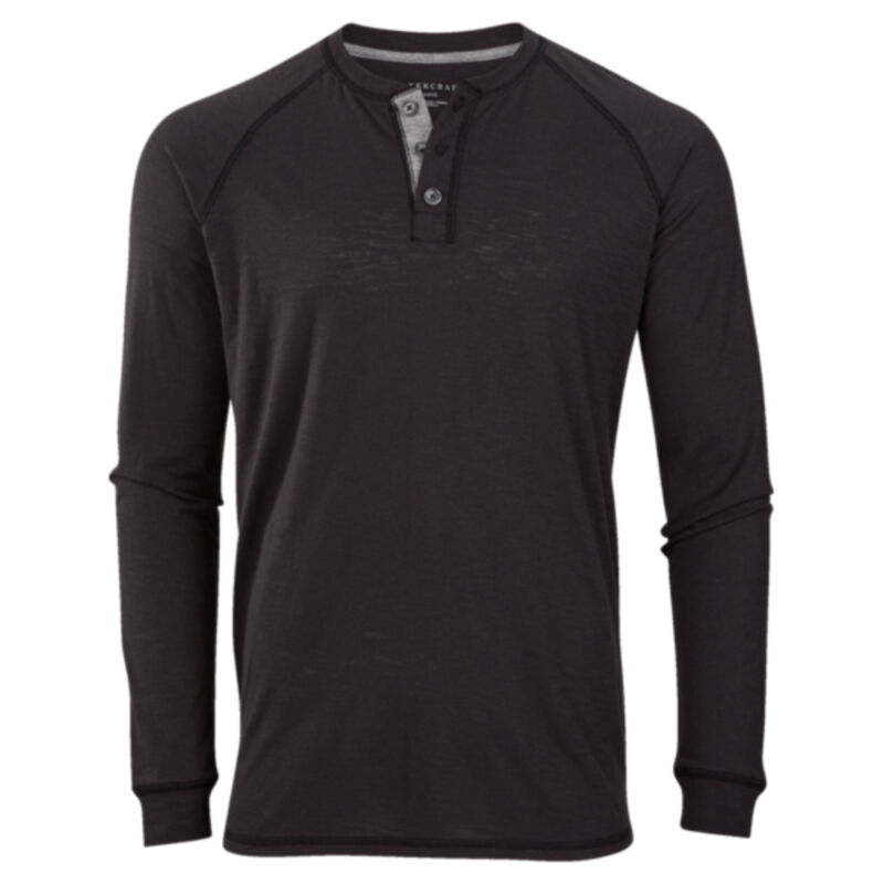 Unisex Henley Long Sleeve T-Shirt Thumbnail