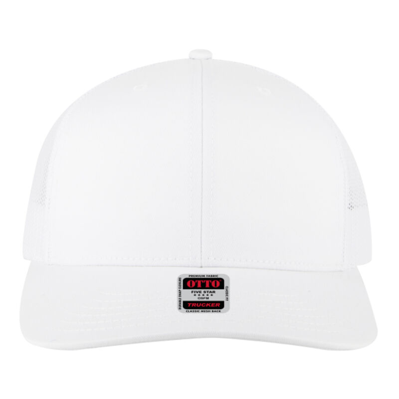 OTTO CAP 6 Panel Mid Profile Mesh Back Trucker Hat Thumbnail