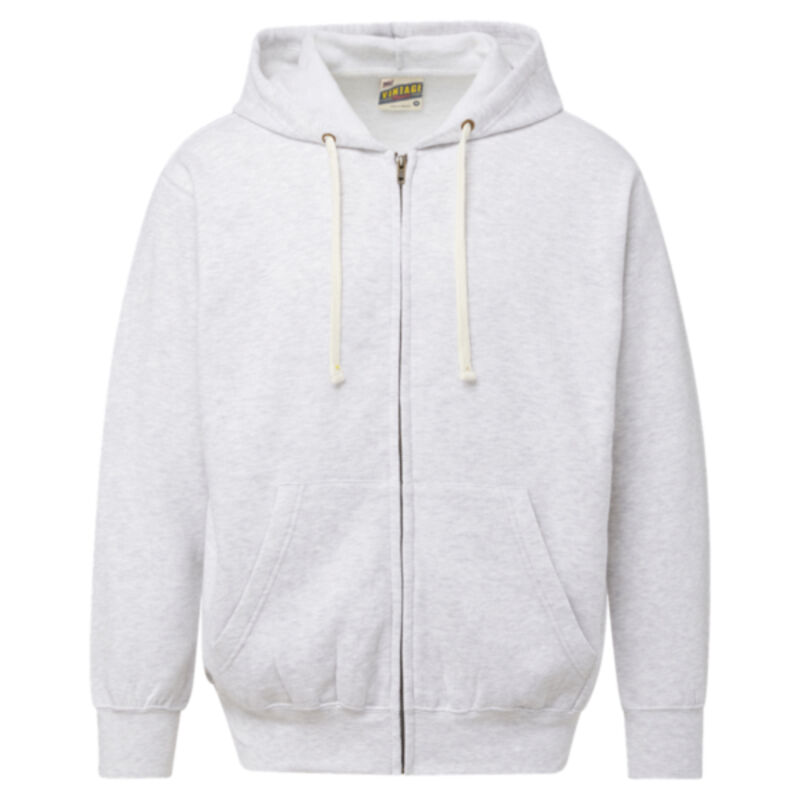 Unisex Vintage Fleece Full-Zip Hooded Sweatshirt Thumbnail