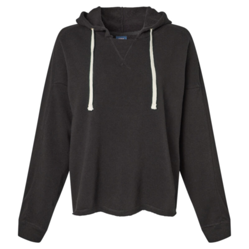 Women's Angel Fleece Crop Hooded Sweatshirt Thumbnail