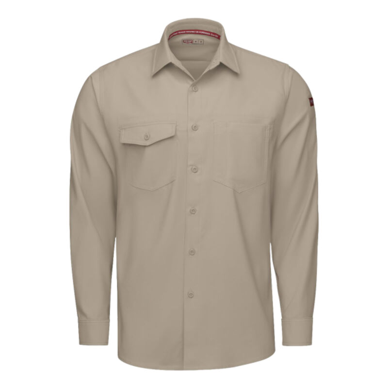 Men's Tall Cooling Long Sleeve Work Shirt Thumbnail