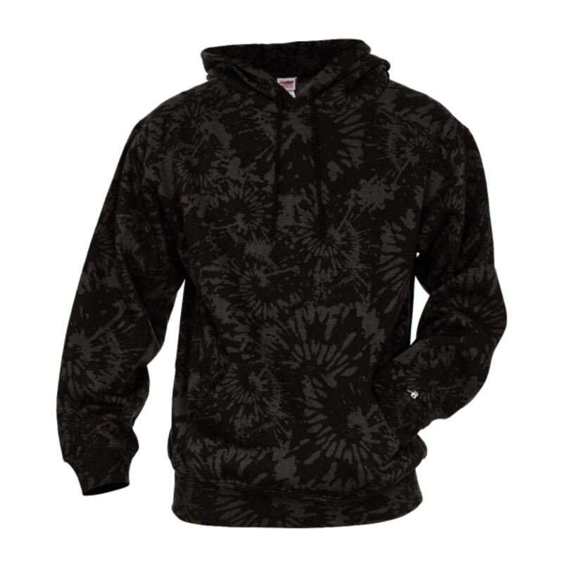 Unisex Tie-Dyed Triblend Hooded Sweatshirt Thumbnail