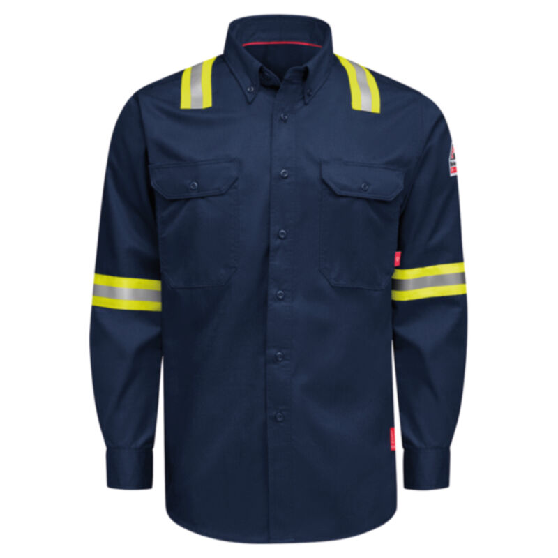 Men's Nomex® Comfort Enhanced-Vis Woven Long Sleeve Shirt Thumbnail