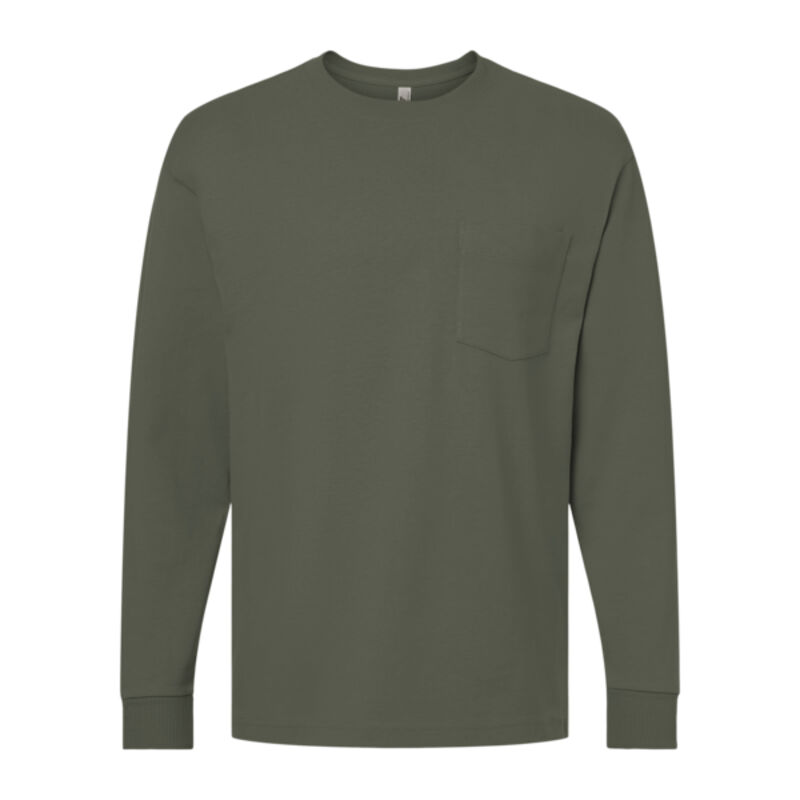 Unisex Super Heavyweight Long Sleeve Pocket Tee Thumbnail