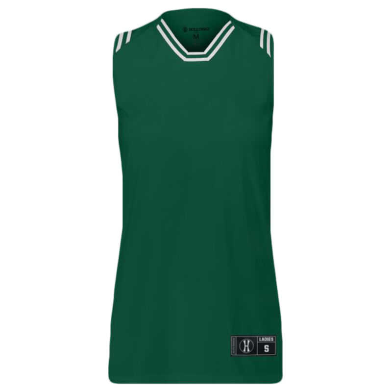 Ladies Retro Basketball Jersey Thumbnail