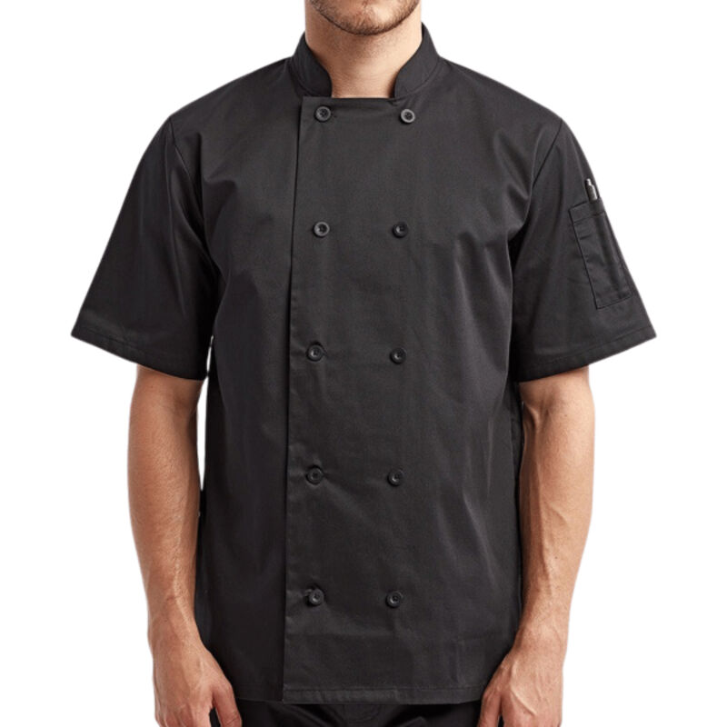 Unisex Short Sleeve Recycled Chef Coat Thumbnail