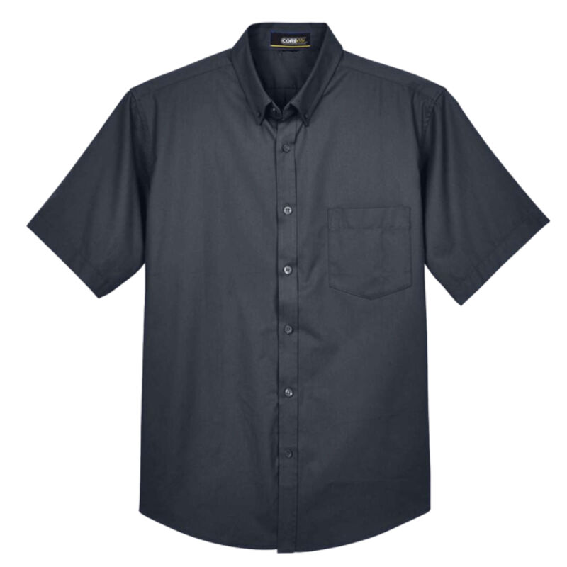 Men's Optimum Short Sleeve Twill Dress Shirt Thumbnail