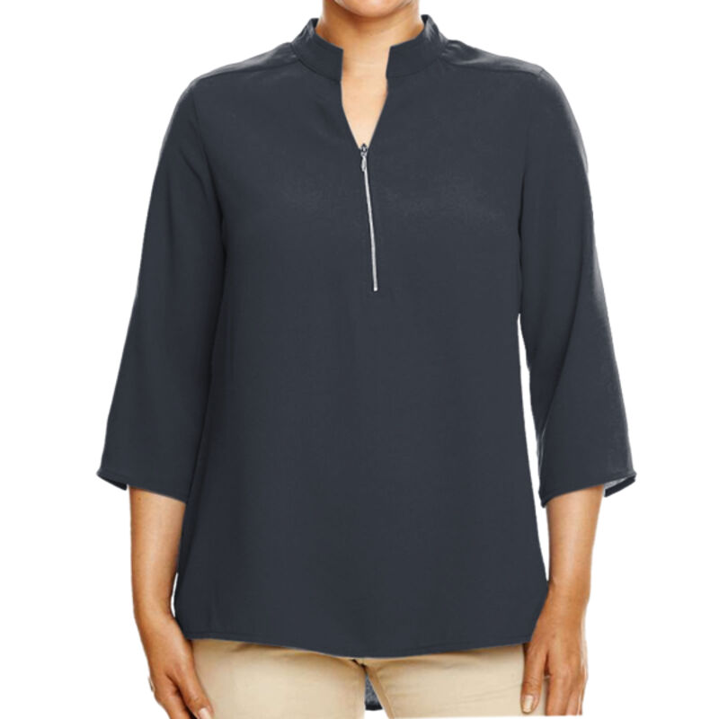 Women's Perfect Fit™  Three-Quarter Sleeve Crepe Tunic Thumbnail