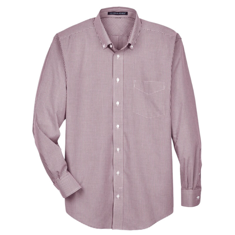 Men's Crown Collection® Gingham Check Woven Dress Shirt Thumbnail