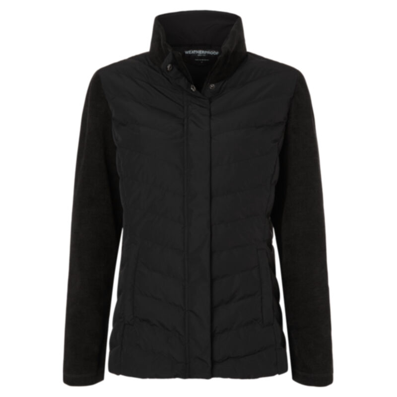 Women's Mixed Media Chevron Jacket Thumbnail