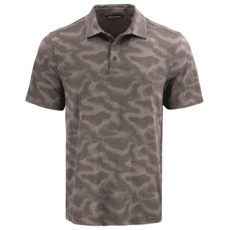 Cutter & Buck Coastline Recycled Double Peached Camo Print Mens Polo Thumbnail