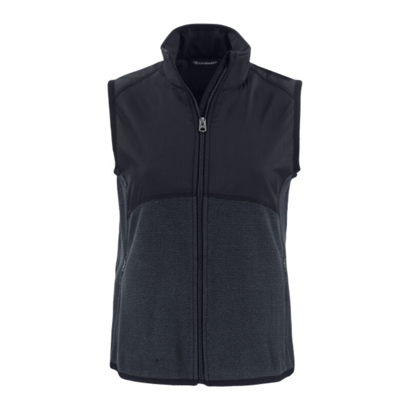 Cutter & Buck Hunts Point Recycled Fleece Womens Hybrid Full Zip Vest Thumbnail