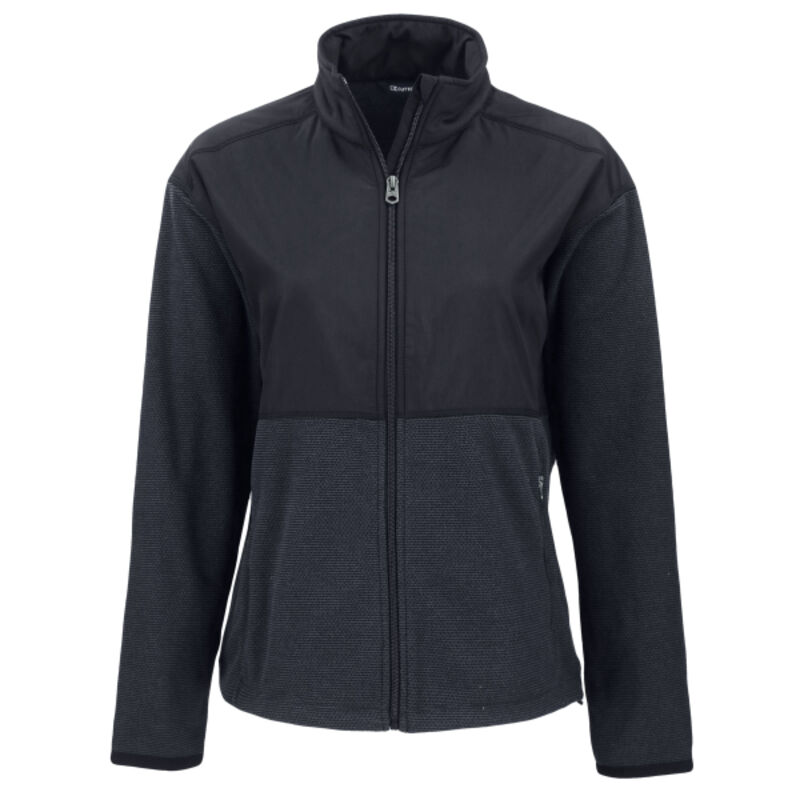 Cutter & Buck Hunts Point Recycled Fleece Womens Hybrid Full Zip Jacket Thumbnail