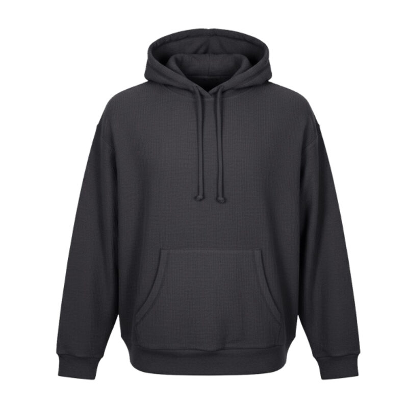 Unisex Corded Pullover Hooded Sweatshirt Thumbnail