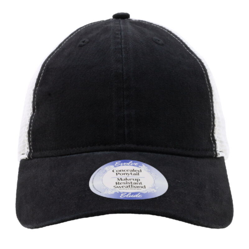 Women's Peached Twill Mesh Back Cap Thumbnail