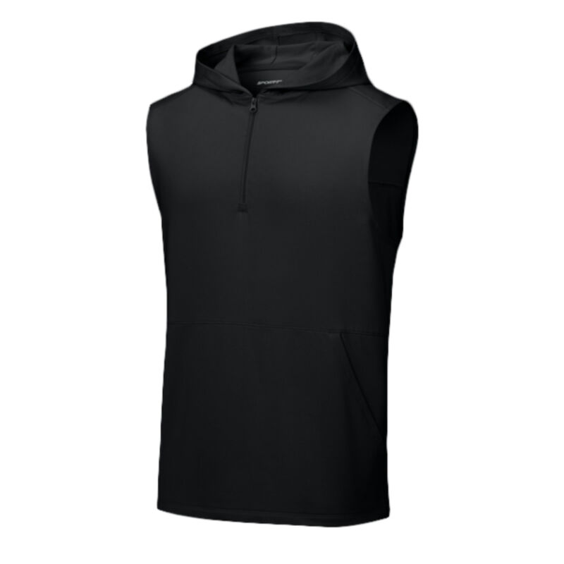 Sport Wick ® Stretch Sleeveless Hooded 1/4 Zip Thumbnail