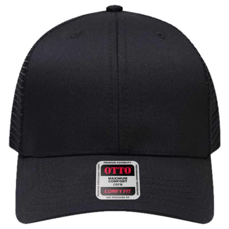 OTTO CAP® COMFY FIT® 6 Panel Mid Profile Mesh Back Trucker Hat Thumbnail