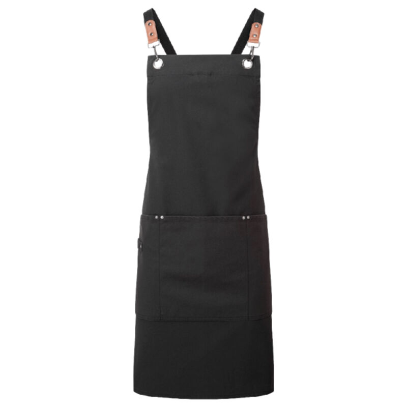 Unisex Clip & Clasp Cross-Back Bib Apron Thumbnail
