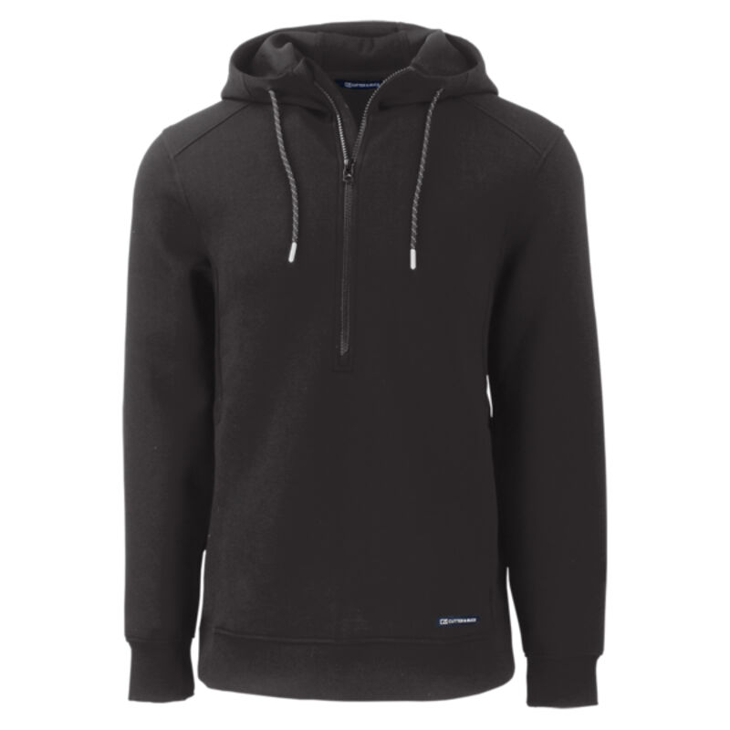 Cutter & Buck Roam Recycled Buttery-Soft Knit Mens Big & Tall Half Zip Hooded Pullover Thumbnail