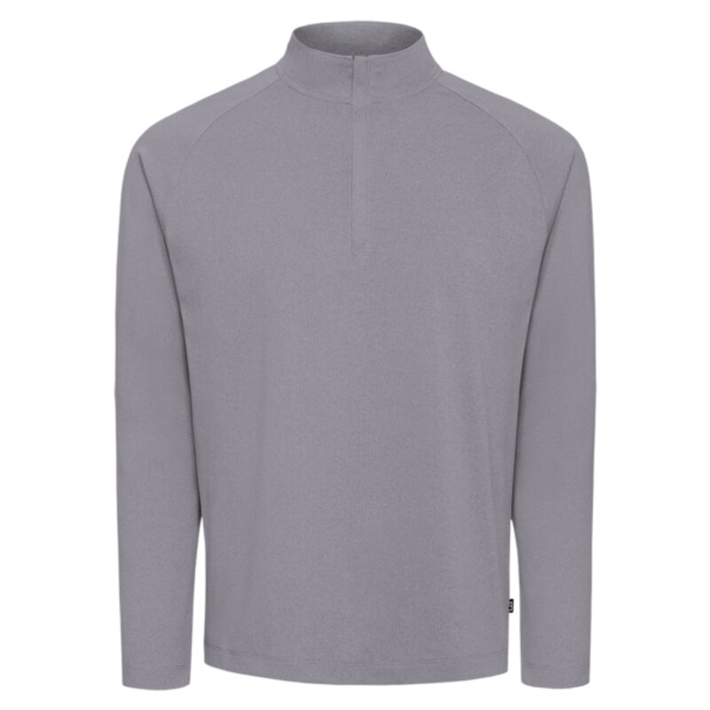 Cutter & Buck Virtue Recycled Heathered Featherlight Pique Mens Big & Tall Quarter-Zip Pullover Thumbnail