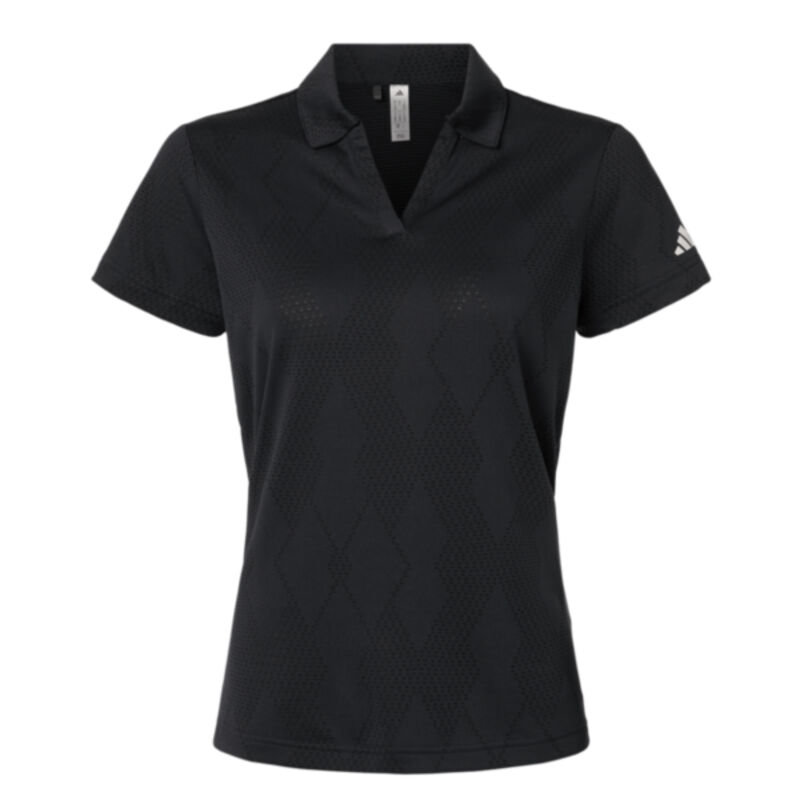 Women's Textured Jacquard Polo Thumbnail