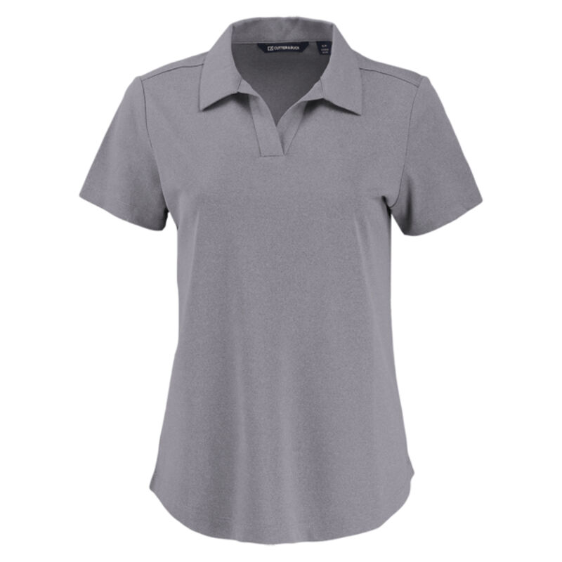 Cutter & Buck Virtue Recycled Heathered Featherlight Pique Womens Polo Thumbnail