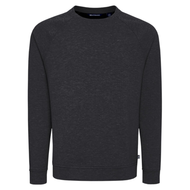 Cutter & Buck Drift Epic Confidence Recycled Textured Knit Mens Crewneck Pullover Thumbnail
