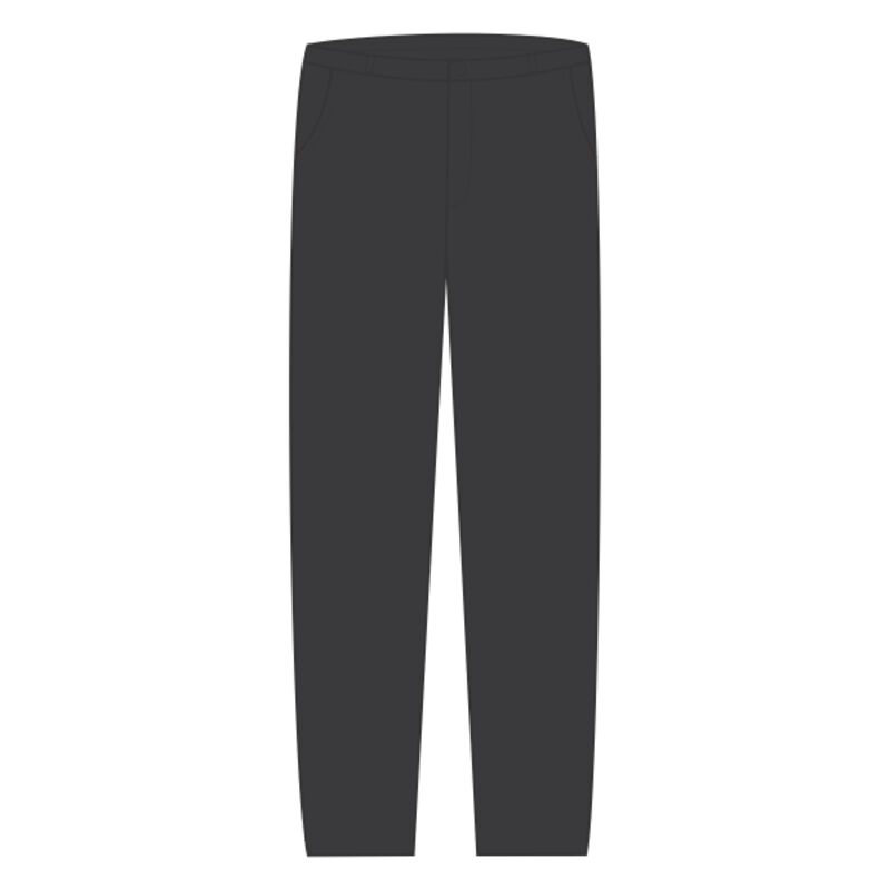 Men's Plain Front Casual Cotton Pants Thumbnail