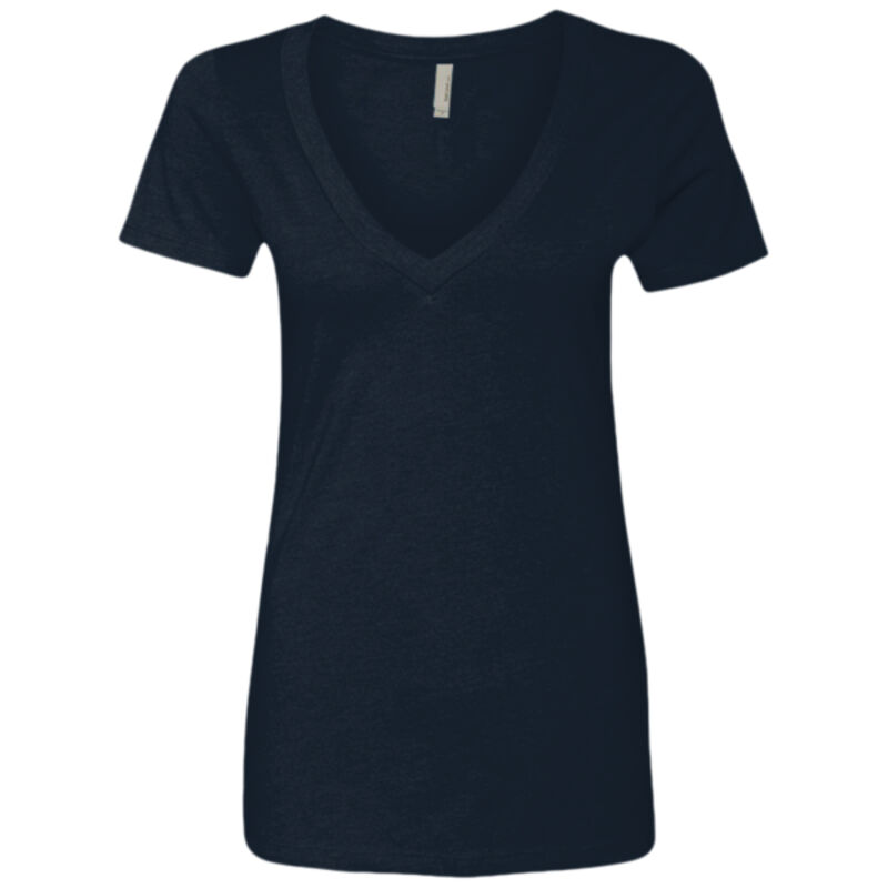 Women’s CVC Deep V-Neck T-Shirt Thumbnail