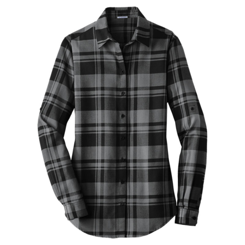 Women's Plaid Flannel Tunic Thumbnail