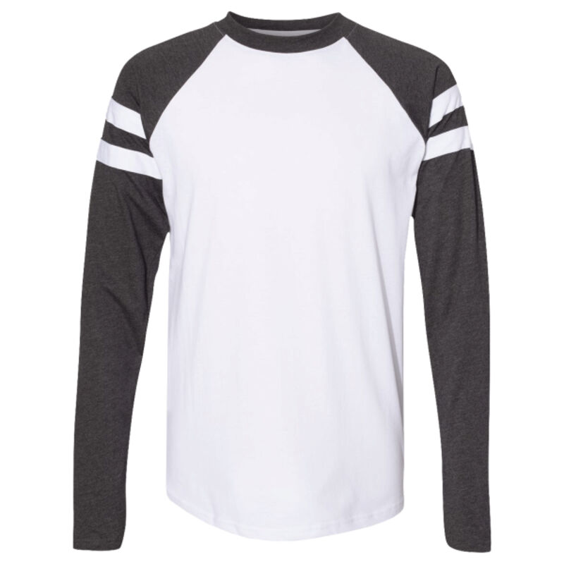 Unisex Fine Jersey Mash Up Long Sleeve Tee Thumbnail