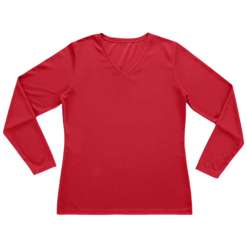 Women's Nexgen Performance Long Sleeve V-Neck T-Shirt Thumbnail