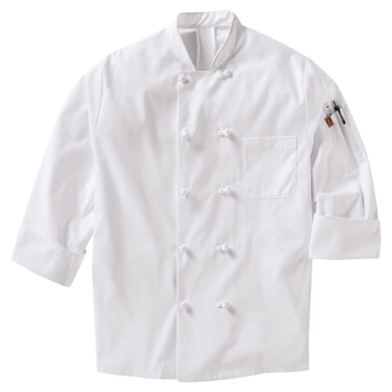 Mimix™ Ten Knot Button Chef Coat with OilBlok Thumbnail