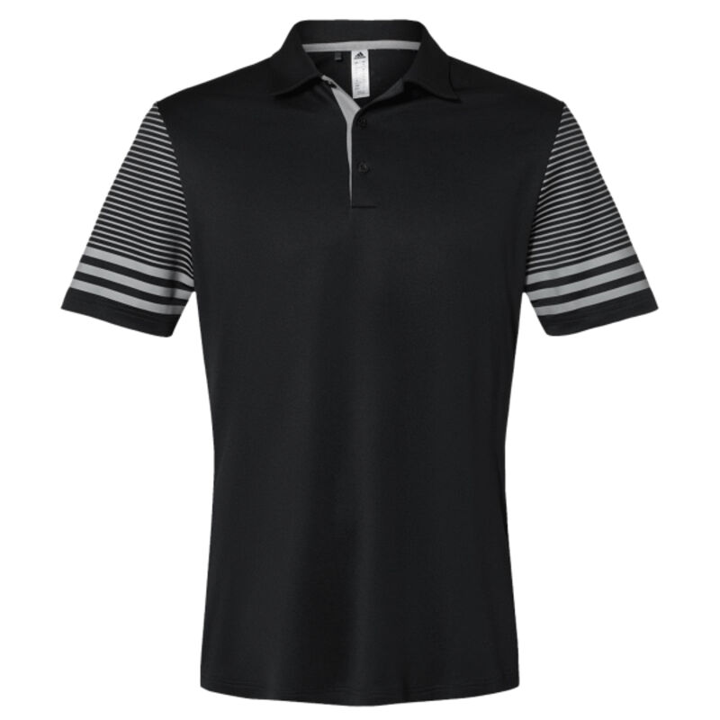 Men's Striped Sleeve Polo Thumbnail