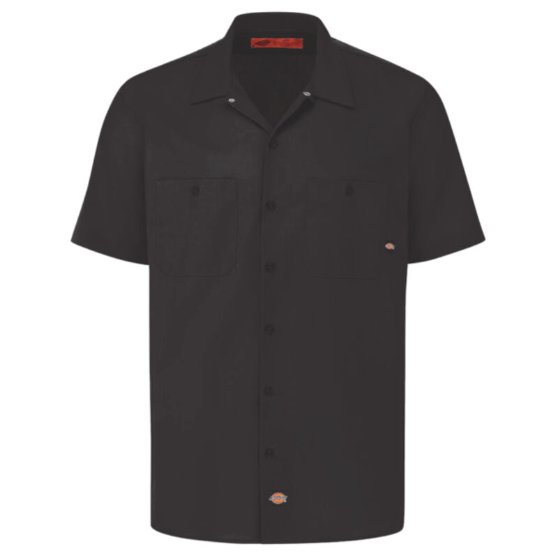 Men's Tall Industrial Short Sleeve Work Shirt Thumbnail