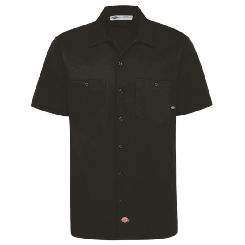 Men's Industrial Short Sleeve Cotton Work Shirt Thumbnail