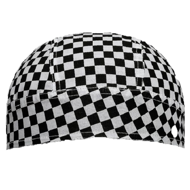 OTTO Printed Design Cotton Poplin Biker Style Head Wrap Thumbnail