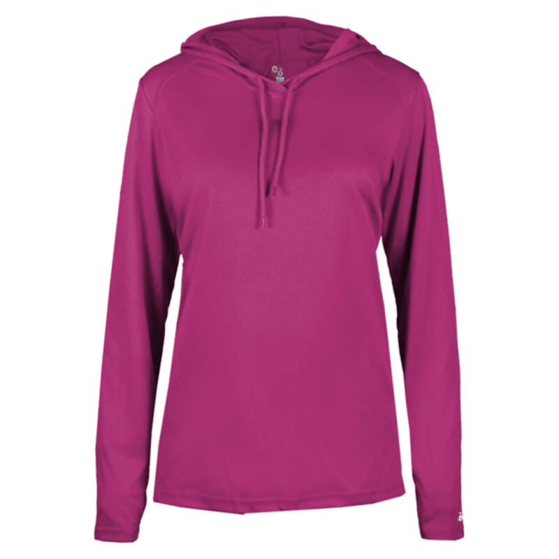 B-Core L/S Women's Hood Tee Thumbnail