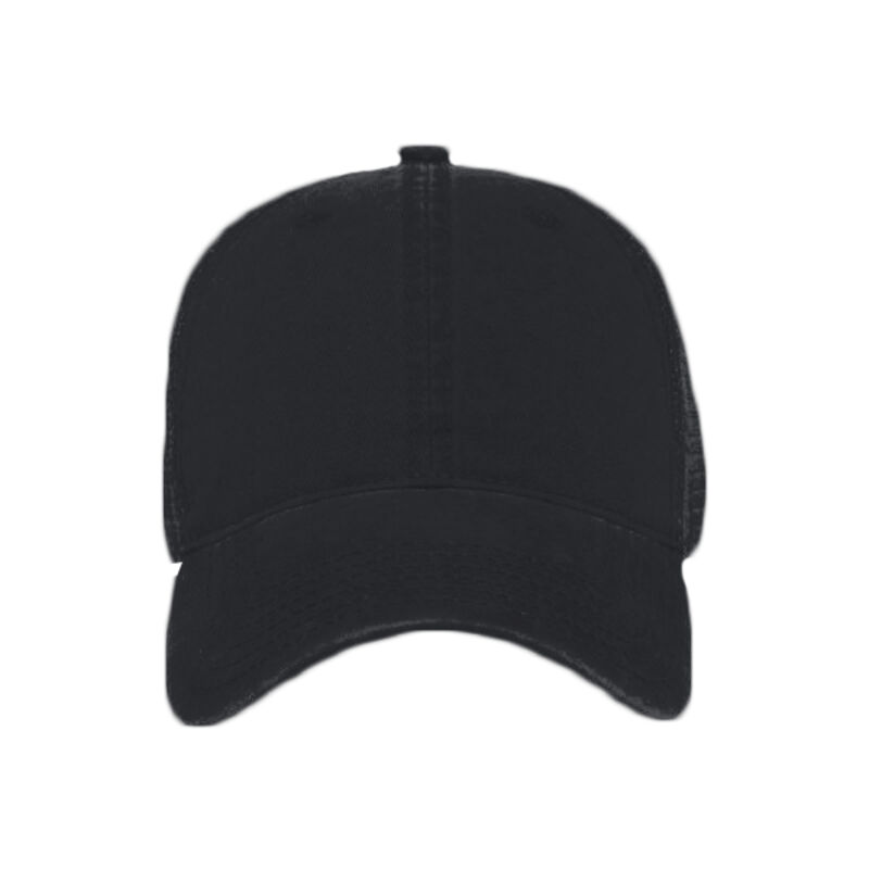 OTTO Garment Washed Superior Cotton Twill w/ Soft Polyester Mesh Back Six Panel Low Profile Mesh Bac Thumbnail