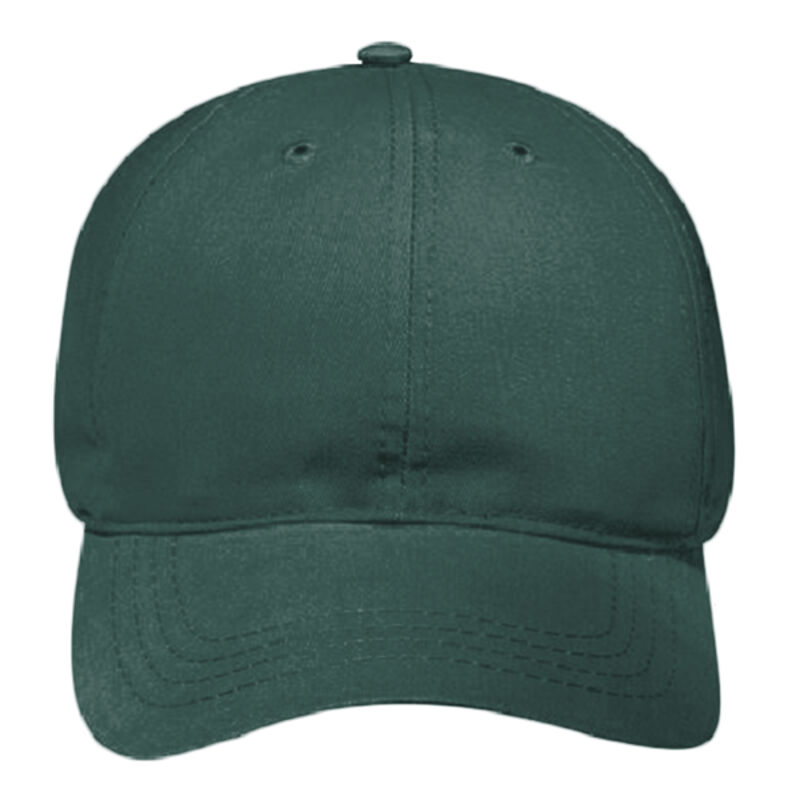 OTTO Brushed Cotton Blend Twill Soft Visor Six Panel Low Profile Baseball Cap Thumbnail