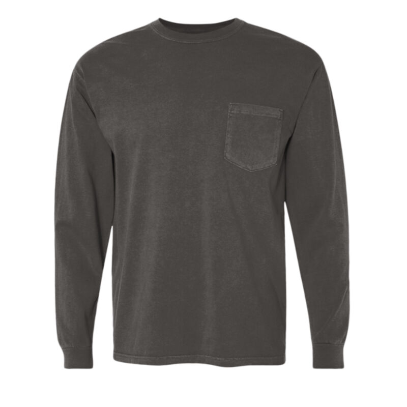 Garment Dyed Heavyweight Ringspun Long Sleeve Pocket T-Shirt Thumbnail