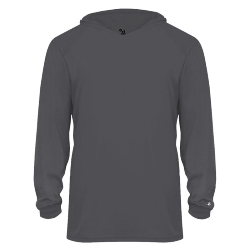 B-Core Long Sleeve Youth Hood Tee Thumbnail